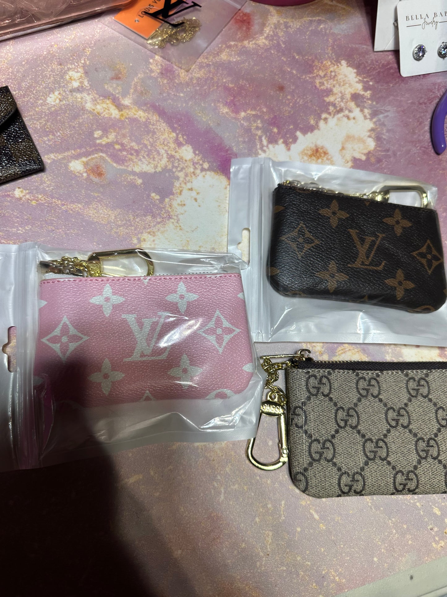 Keychain Wallets w/ zipper