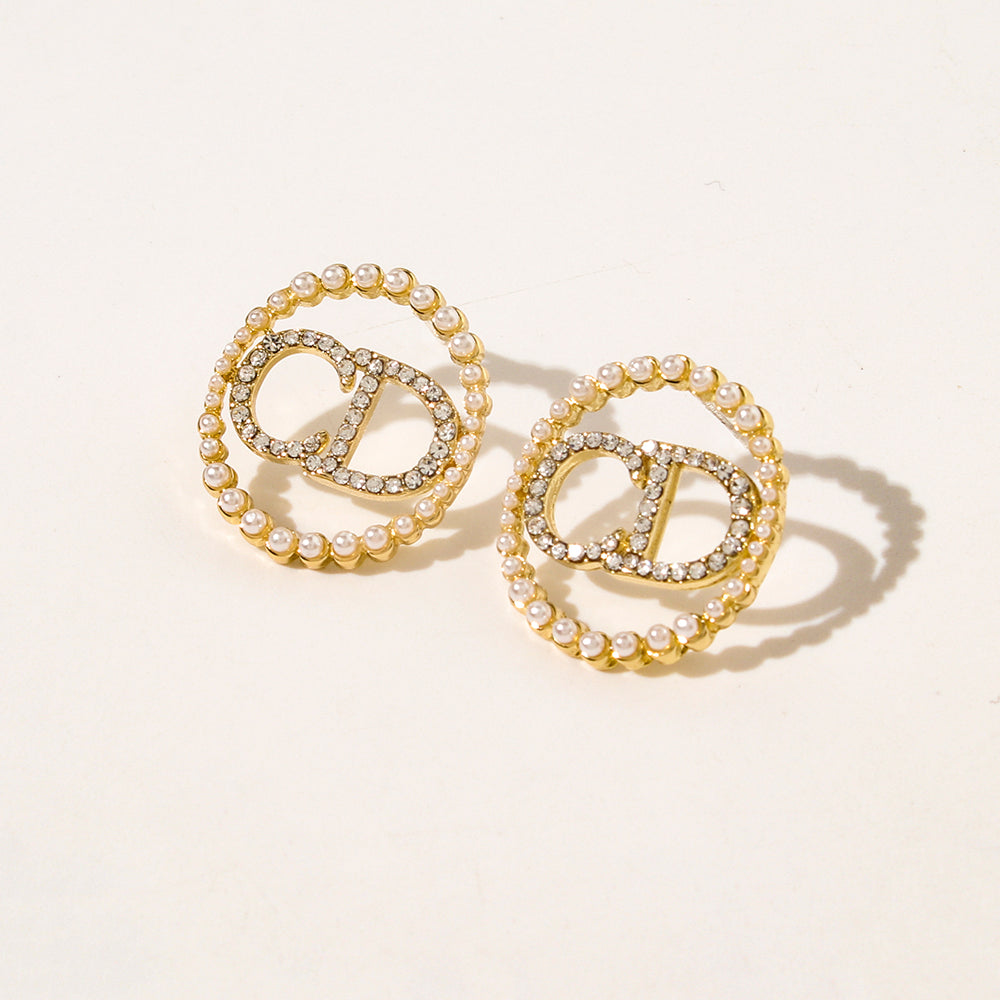 CD shine earrings