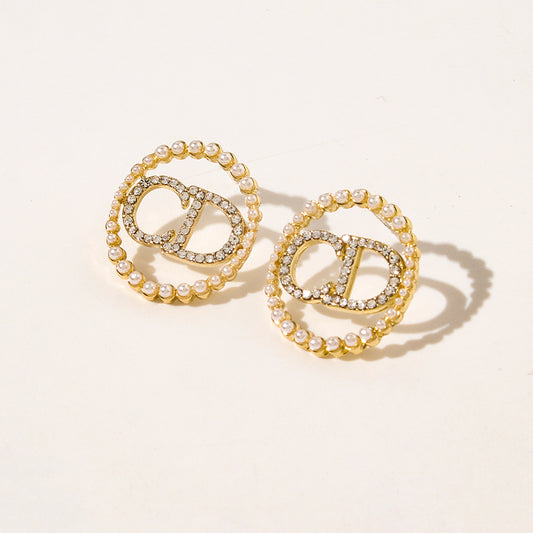 CD shine earrings