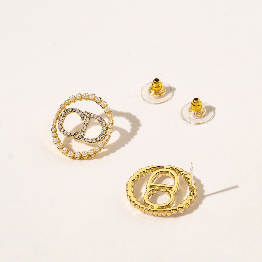 CD shine earrings