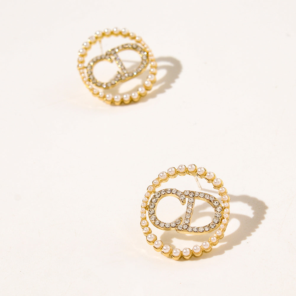 CD shine earrings