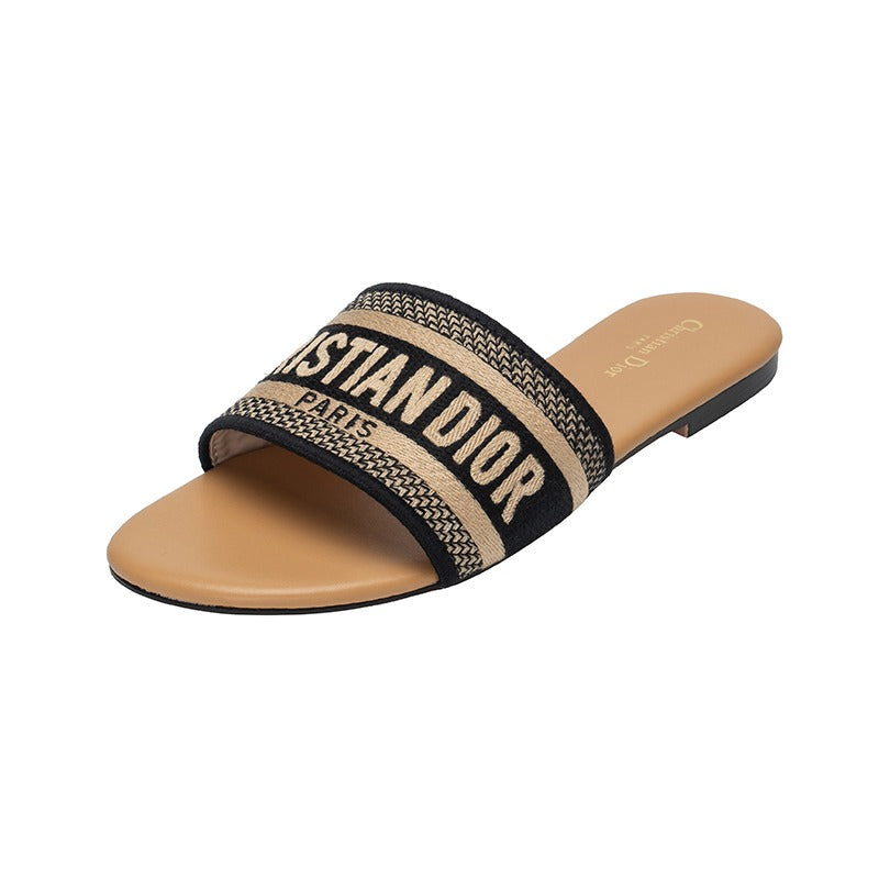 Sandalias marrones