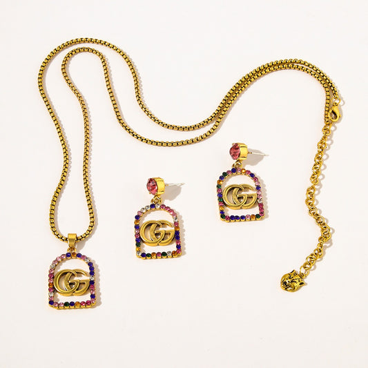 G set earrings necklace