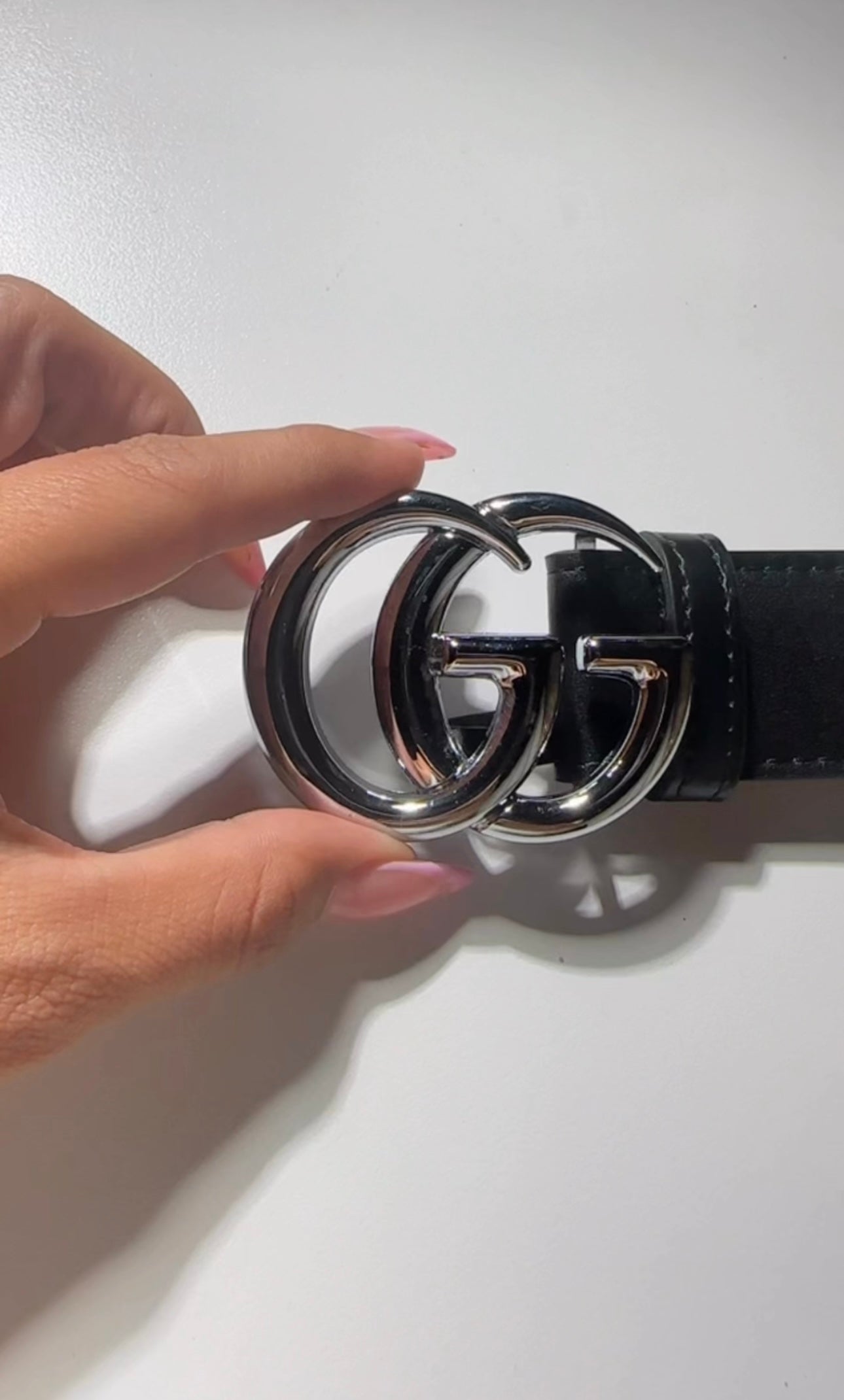 Silver G belt