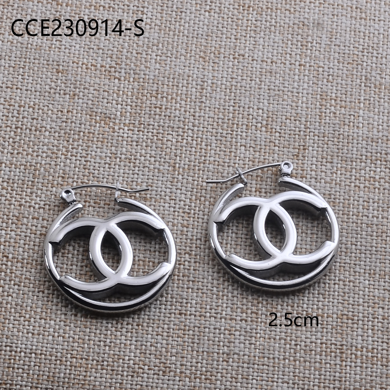 Chance hoops earrings