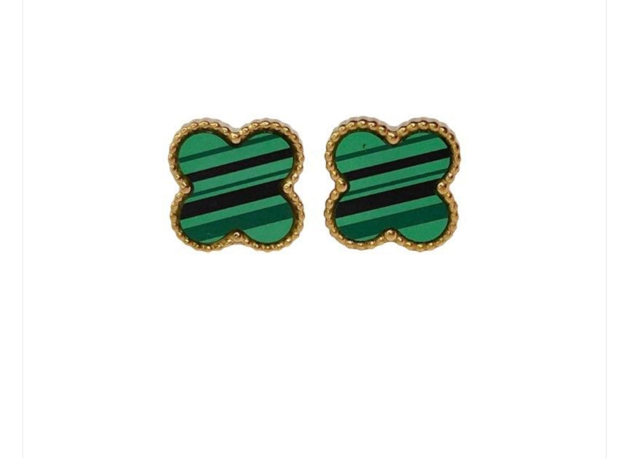 Clover girl earrings