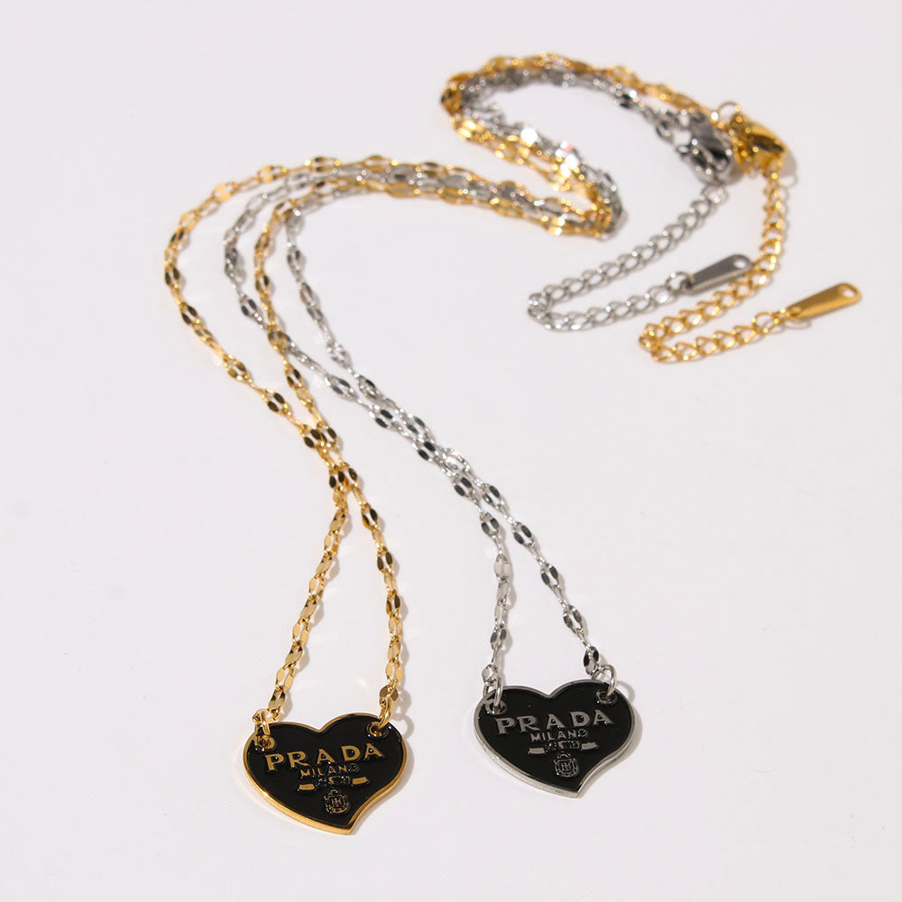 Prad heart necklace